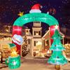 Christmas Decor Christmas Tree Arch Christmas Inflatable Model Luminous Inflatable Model Christmas Atmosphere Decoration Model