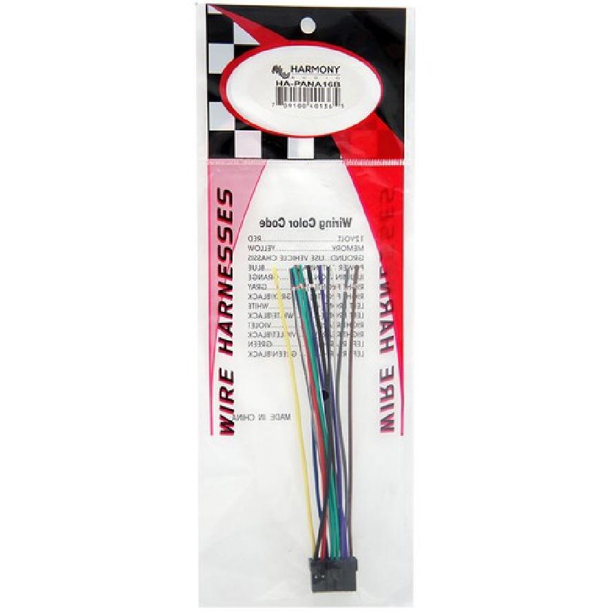 Panasonic CQ-DFEUC Aftermarket Stereo Radio Receiver Replacement Wire Harness