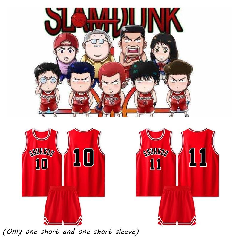 Slam Dunk Cosplay Costume Sakuragi Hanamichi, Rukawa Kaede, S-xxxl