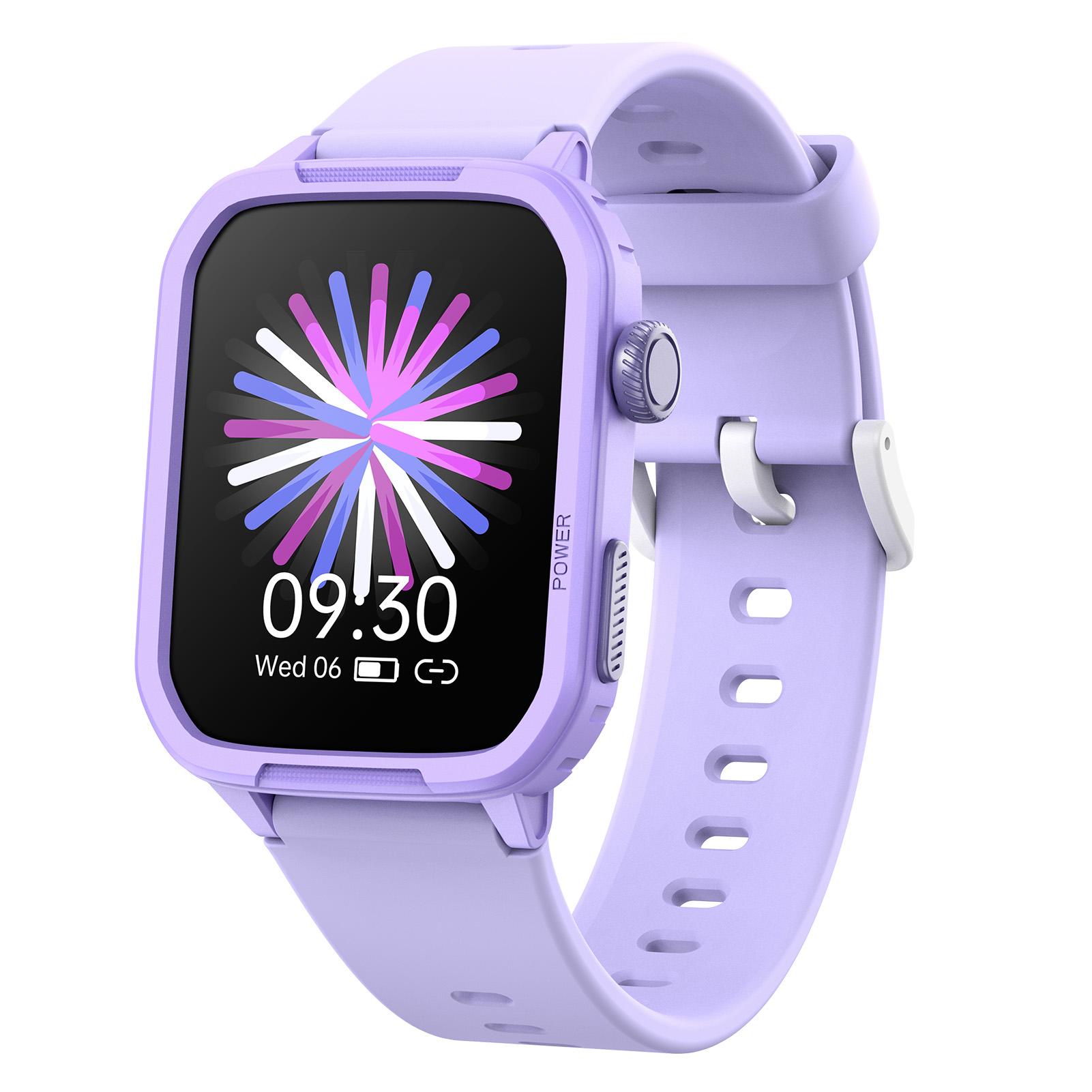 

Smart Kids Watch with Puzzle Games 1.54 Touchscreen Multiple Sport Modes 150+ Dials Music Player фиолетовый