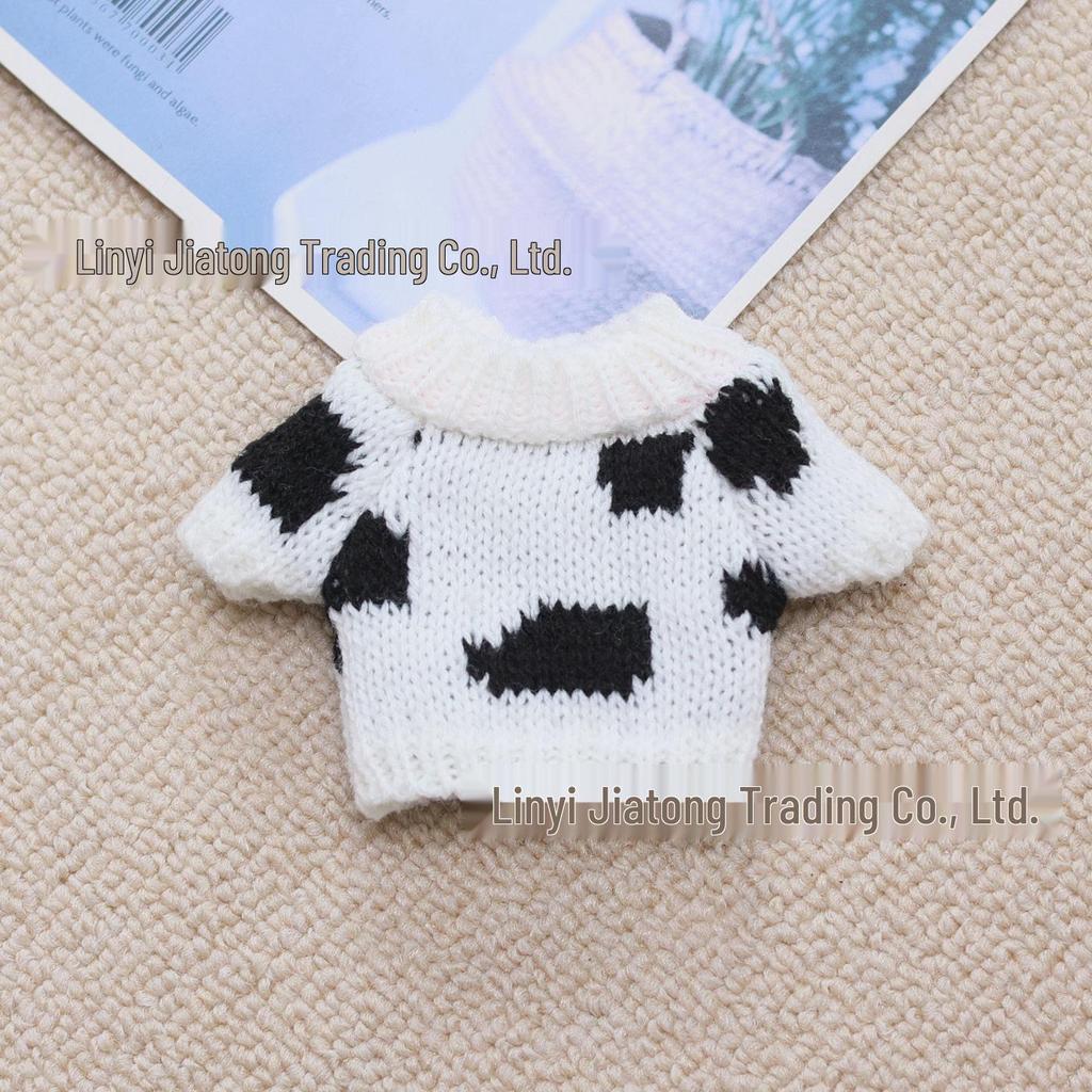 20cm Cotton Doll Accessories: Plush Dog Sweater, Scarf, Hat Set