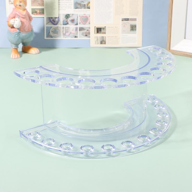 

Подставка для тюбика с кистью для бровей, держатель для хранения кистей для ресниц, пинцет, держатель для помады, акриловая подставка для ручек, косметические инструменты