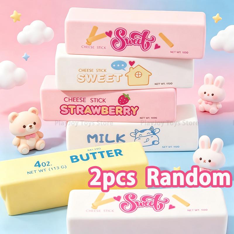 Squishy Boter Langzaam Rijzend Knijpspeelgoed Zacht Fidget Speelgoed Anti-Stress Stick Squishies Autisme Stressverlichting Sensorisch Speelgoed Kinderen Cadeau