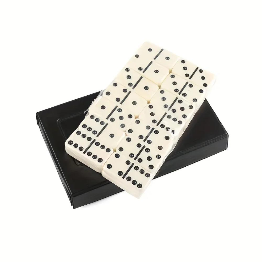 Set di Domino Doppio Sei da 28 Pezzi Intrattenimento Tempo Libero Viaggio Divertimento Gioco da Tavolo Giocattolo Domino Giocattolo Puzzle per Bambini Regalo