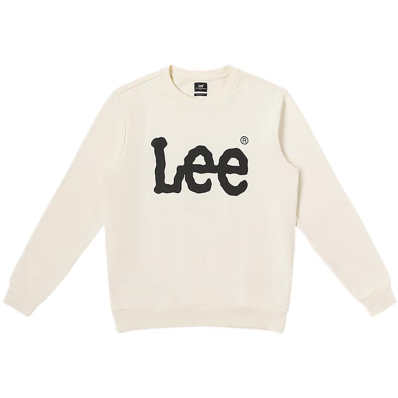 Lee Men's Standard Fit Round Neck Logo Sweatshirt