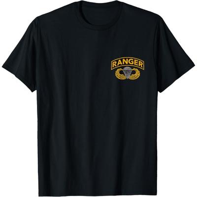 RANGER wojskowy powietrzny USA weteran bojowy żołnierz weteran spadochron T-shirt