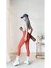 Lulu Elastic Fitness Pants: Women's Quick-Drying, Hip-Lifting Yoga and Running Tights for Spring and Summer.