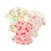 Ice Silk Big Dog Dress Spring Summer Dog Cat Pet Cat Clothing Dog Supplies Golden Retriever Floral Fresh Wind