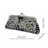 Velvet Cheongsam Bag Bridal Vintage Dinner Handbag Prom Cocktail Party Evening Clutch Embroidered Chain Purse