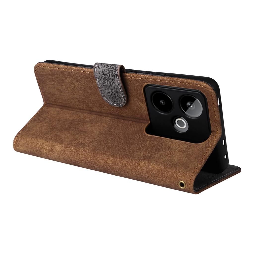 For Realme GT 7 5G Case Wallet RFID Blocking PU Leather Phone Cover Stand with Strap