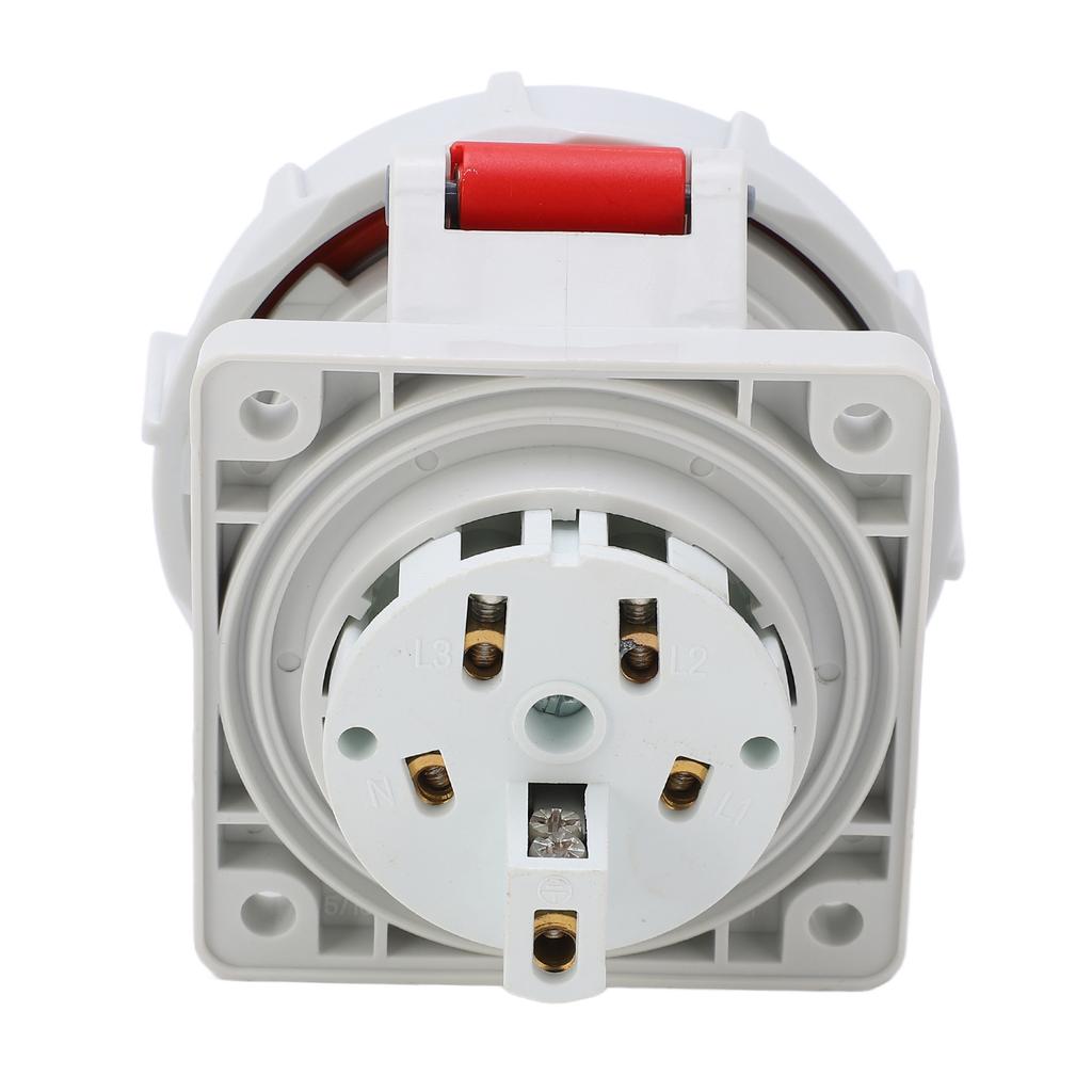 Industrial Waterproof Socket High Power Impact Resistant 5 Pin Socket 16A for Electronics