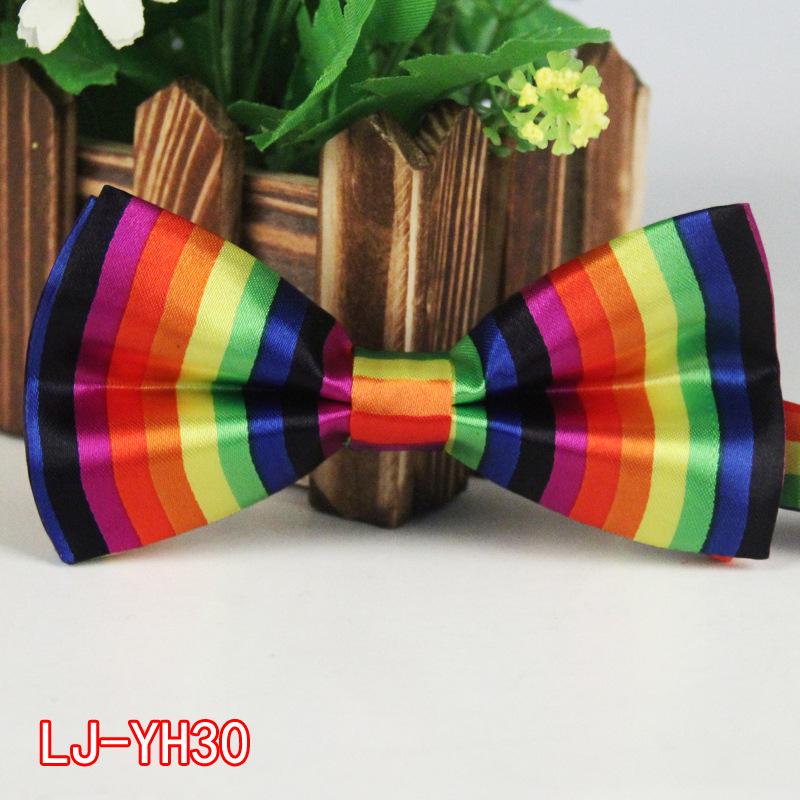 Męska poliestrowa jedwabna mucha z kreskówkowym nadrukiem na wesela i wydarzenia