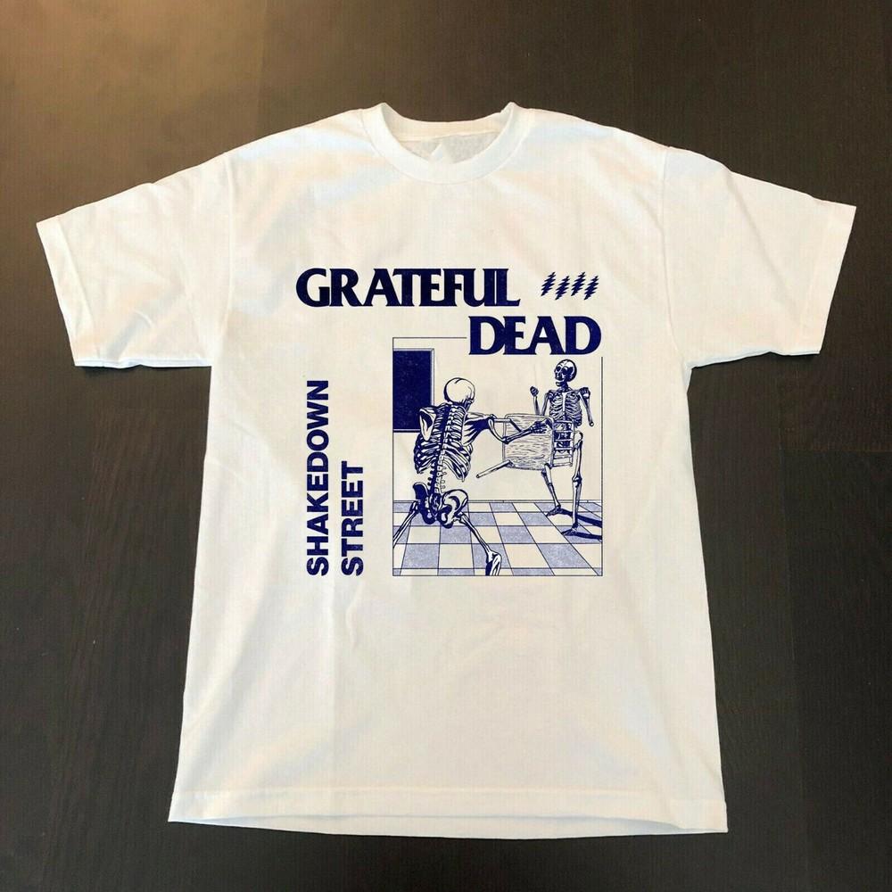 

GRATEFUL Shakedown Street Concert Cotton WHite Unisex S4XL Tshirt MM1141 Unisex T-Shirt S