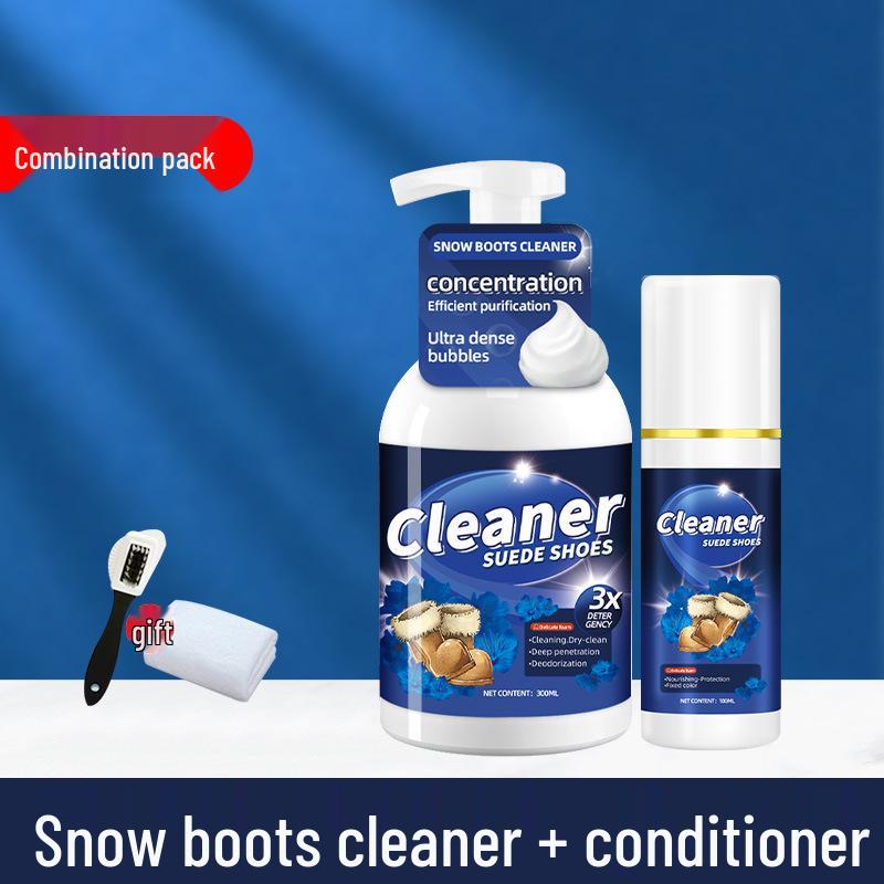 Velvet Suede Snow Boot Care Liquid – No-Water Clean & Wash-Free