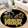 1PC Linkin Park Office Round Rug, Non-slip, Soft and Durable Office Rug for Interior Decoration, Perfect for Office, Beautiful Decoration