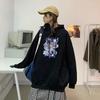 2026 Spring/Autumn Korean Style Couple's Casual Hooded Sweatshirt - Trendy Hong Kong Pullover.
