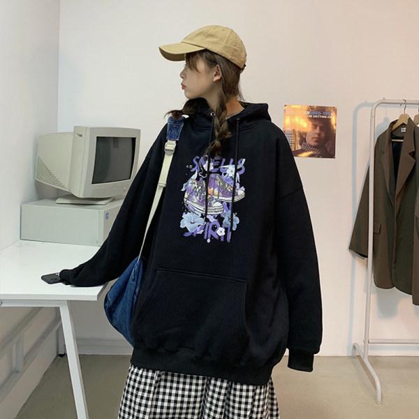 2026 Spring/Autumn Korean Style Couple's Casual Hooded Sweatshirt - Trendy Hong Kong Pullover.