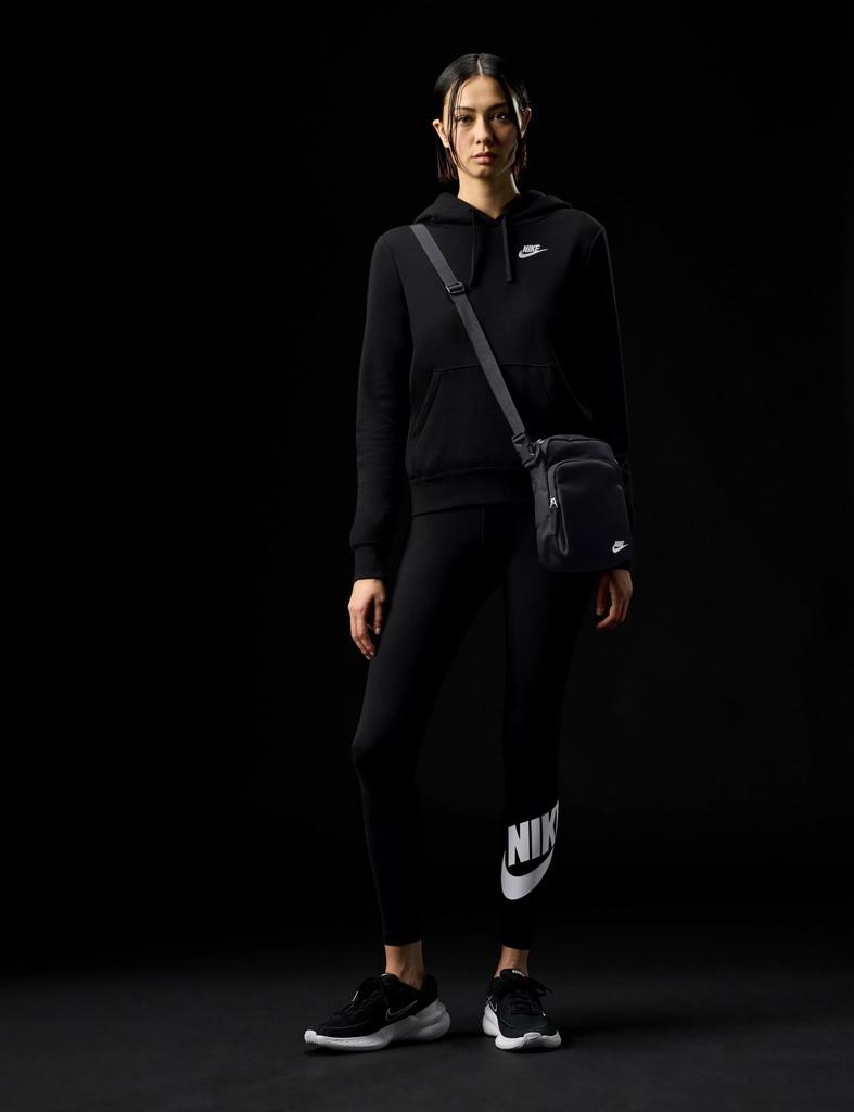 Nike Heritage Crossbody Shoulder Bag DB0456-010 Black Free Size (Polyester)