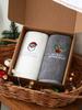 Songwol Towel Christmas Santa Embroidery 150g Cotton Towel 2 Sheets Kraft