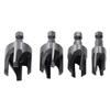 4pcs 6.35mm Hex Shaft Tapered Plug Cutter 1/4in Hex Shank Hole Saw Kit DIY Projects