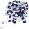 400PCS Silk Rose Petals Artificial Flower Petals for Bridal Wedding Flower Valentaine's Day Party Romantic Night Home Decor (400, Dusty Blue)