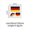 Face Sticker Waterproof Sweat Lasting Tattoo Sticker Sports Competition National Flag Sticker Five-star Red Flag Tattoo Sticker