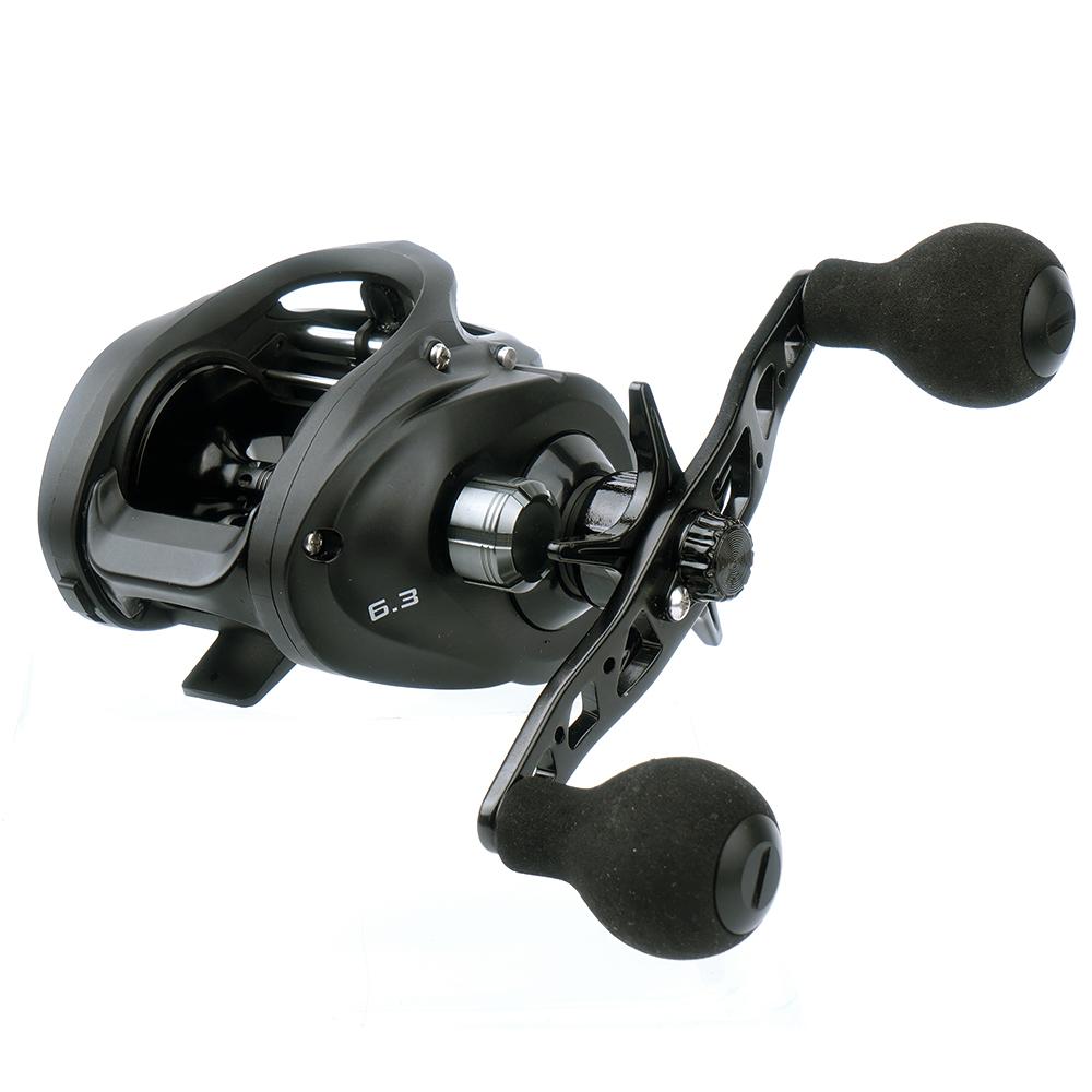 Baitcaster Fishing Reel, 300 Size Baitcasting Reel, 17kg Max Drag, Freshwater & Saltwater Low Profile Casting Reel for Musky,