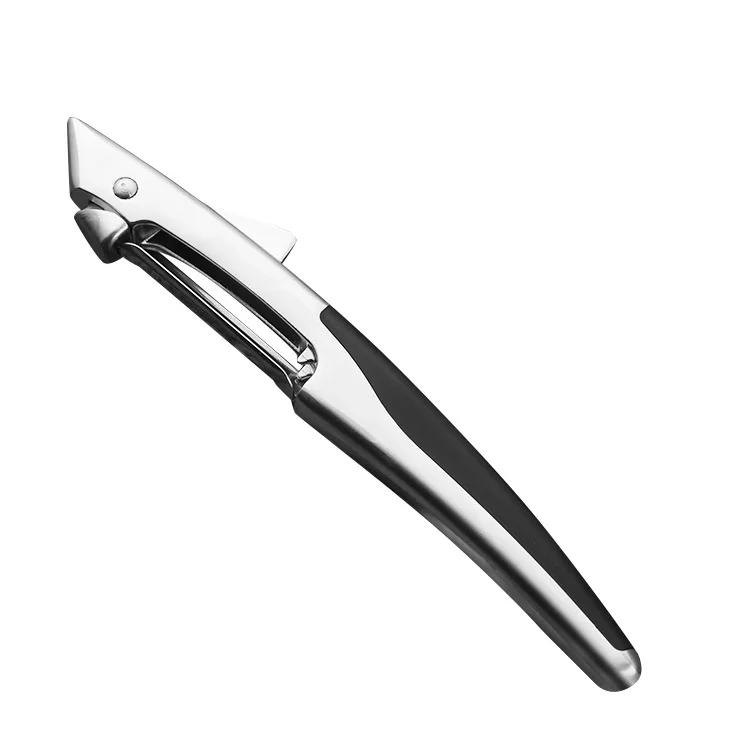 

1 шт. Овощные инструменты из цинкового сплава, картофелечистка, овощерезка, высококачественный фруктовый дынный рубанок, терка, кухонные гаджеты, инструменты чёрный