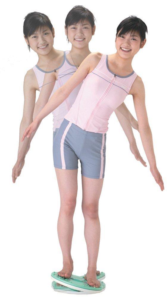 MI Creations Balance Board Twist Board with Foot Reflexology Kyukyu HH-13000