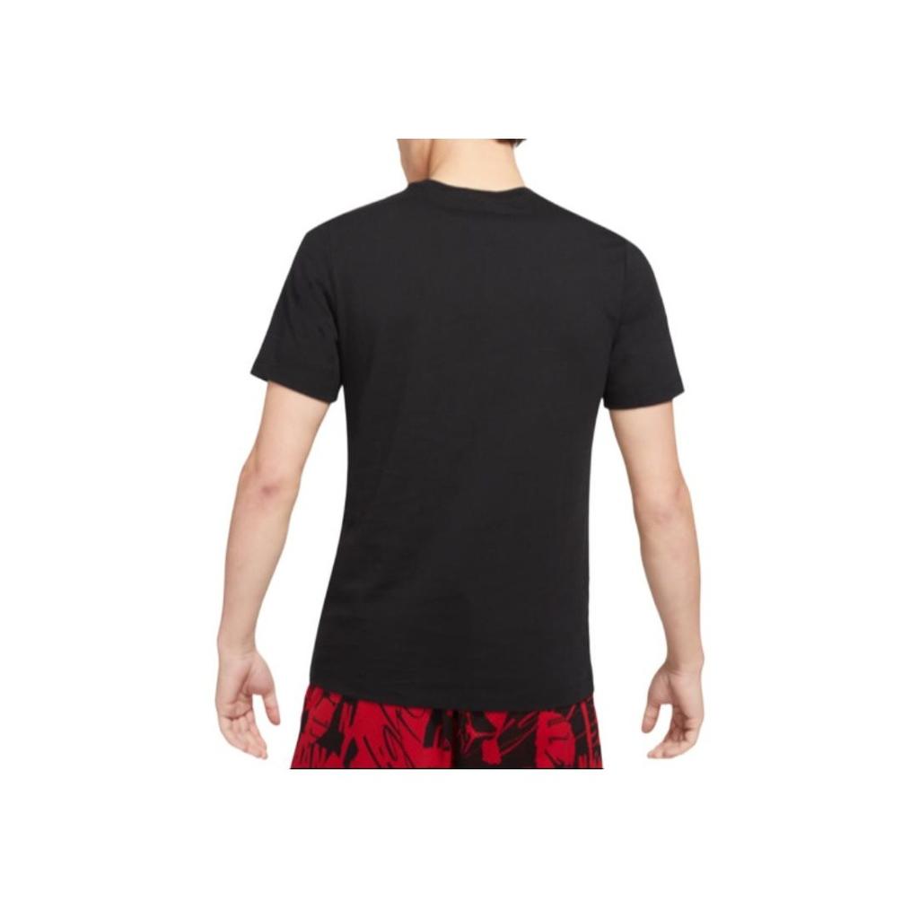 Jordan Jumpman Flight Basketball Sports Print Crew Neck Short Sleeve T-Shirt Men Tops Black DA9880-010