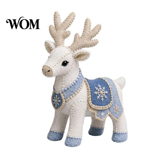 Anfänger Nähset Arktische Tiere DIY Patchwork für Anfänger, Winterwächter Tier-Set, 3D Gemütliches Zuhause Dekoration Basteln Stofftier Mythisches Wesen