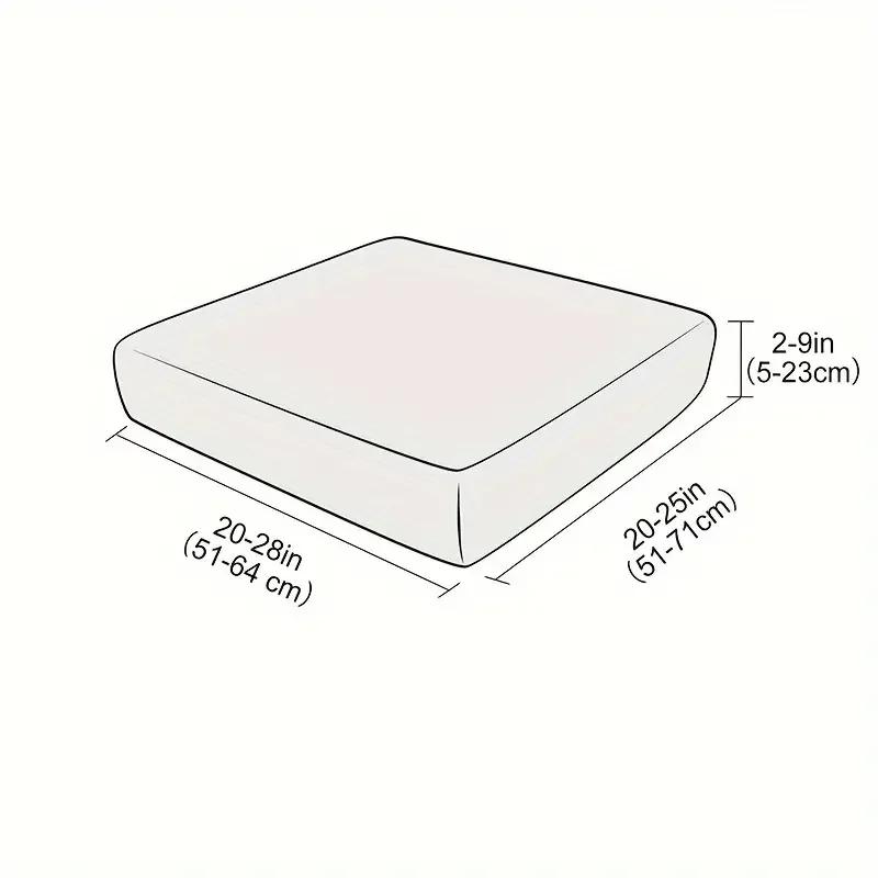 

1pc Artistic Print Sofa Seat Cushion Cover Elastic Armchair Seat Protector Anti-dirty Sofa Slipcovers Armchair Seat Covers Decor