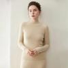 Autumn 2026 Pure Cashmere Ladies' Solid Half-High Neck Pullover Sweater: Versatile Base Layer