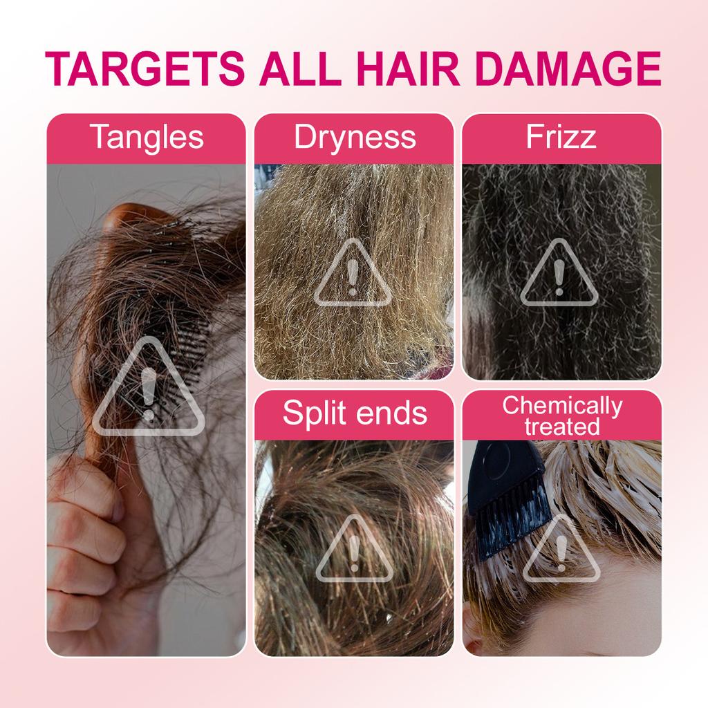 PURC Keratin Hair Mask for Damaged Hair, Anti-Breakage Treatment, Deep Nourishing, Frizz Control, Soft & Smooth, 200ml