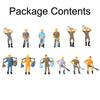 Workers Figures 12 Pcs Figures High Quality O Scale
