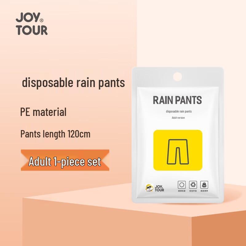 Jia Tu Disposable Adult Rain Pants (5-Pack)