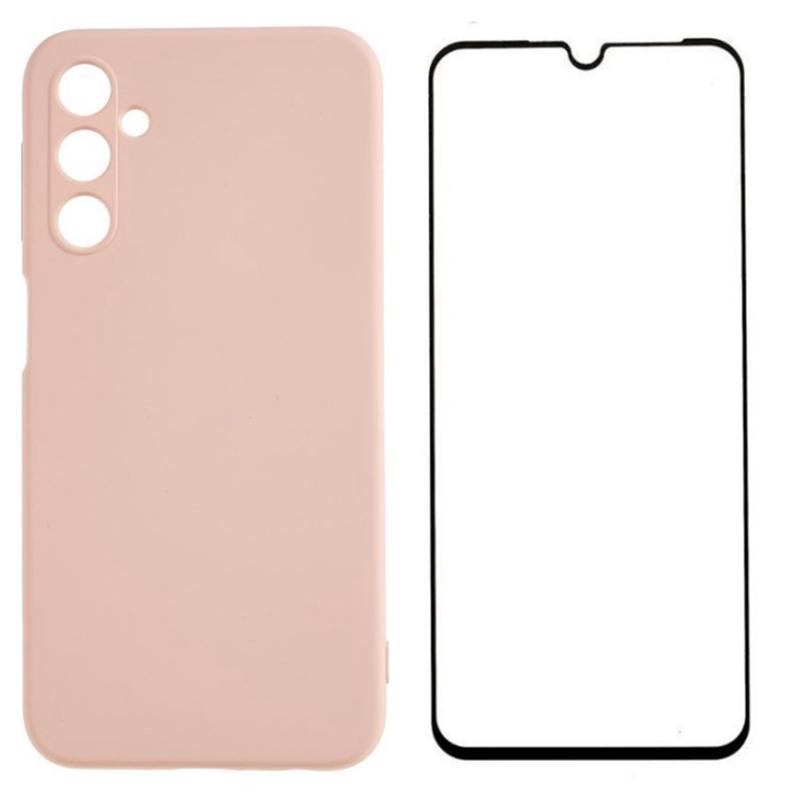 For Samsung Galaxy A34 5G Case TPU Precise Cutout Phone Cover with Screen Film