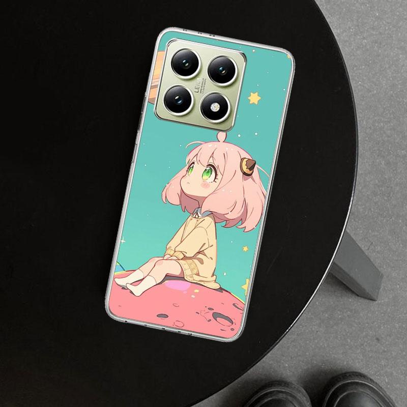 S-Spy Family Anya Phone Case Cover for Xiaomi Redmi Note 15 14 13 12 11 Pro Plus 14S 12S 11S 11T 11E 10S 10 Customized Fundas Re