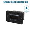 Runleader 36V LED Battery Power Indicator,Battery Charge & Discharge Display,Applicable to Lead Acid Battery Powered Golf Cart Forklift Lawn Mower