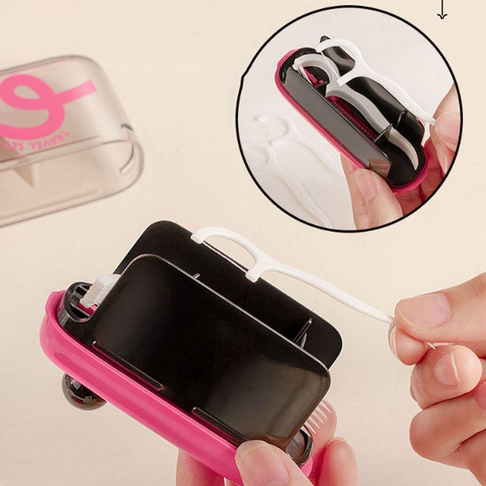 New Automatic Ejectable Floss Dispenser without Floss Oral Care Floss Organiser Disposable Flossing Sticks
