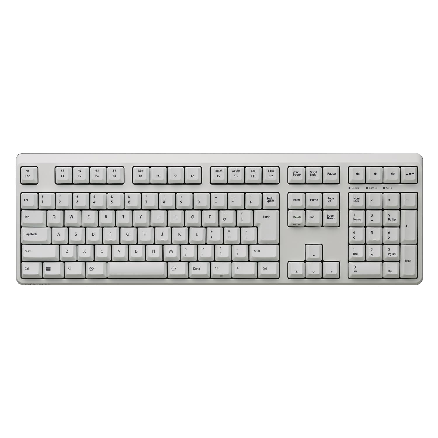 

Клавіатура REALFORCE R4 Hybrid Full 30g Японська розкладка Супер біла R4HA23