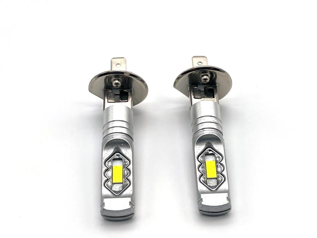 Bubulu LED H1 /24V Headlight, Fog Lamp, Bulb, Compatible with Vehicle Inspection, General Purpose, High Brightness, 55W, 6000K, White