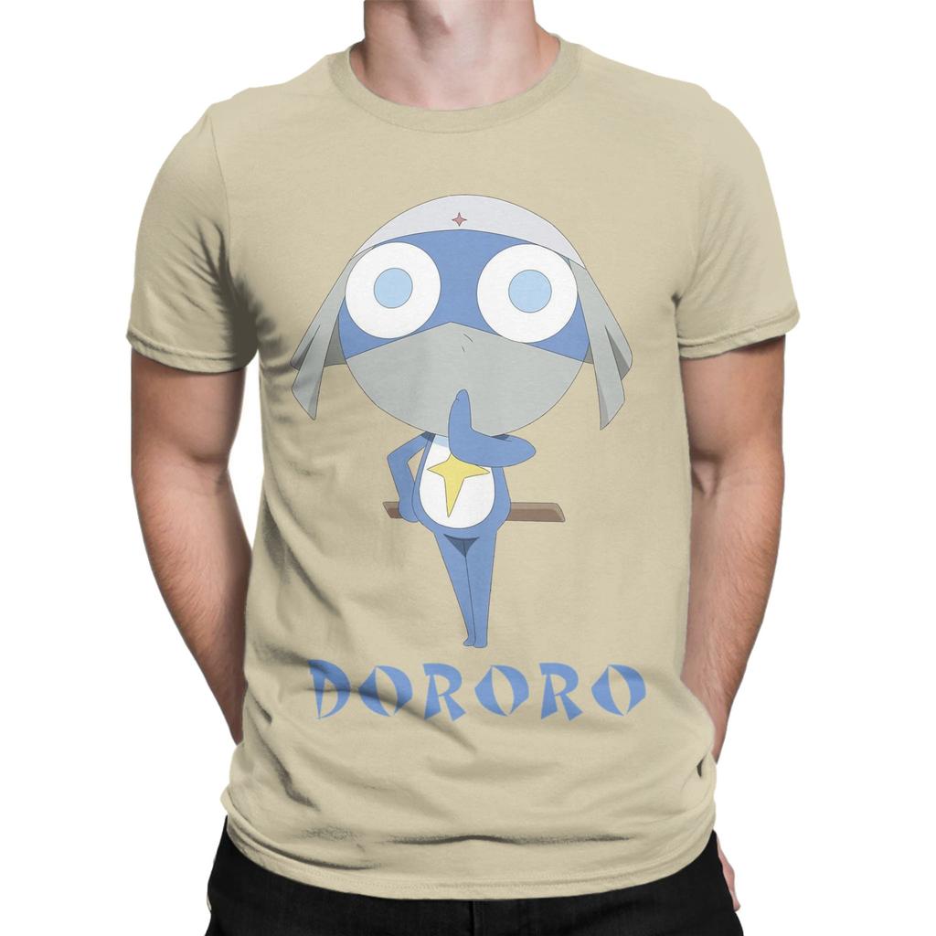 Men Women Lance Corporal Dororo Reporting Sgt Frog Keroro T Shirt  Pure Cotton Clothing Fun Short Sleeve Tees Summer TShirt