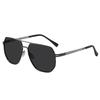 UV400 New Polarized Sunglasses Metal Double Beam Sun Visor Sun Protection Glasses Gafas Men Vintage Cycling Driver's Sunglasses