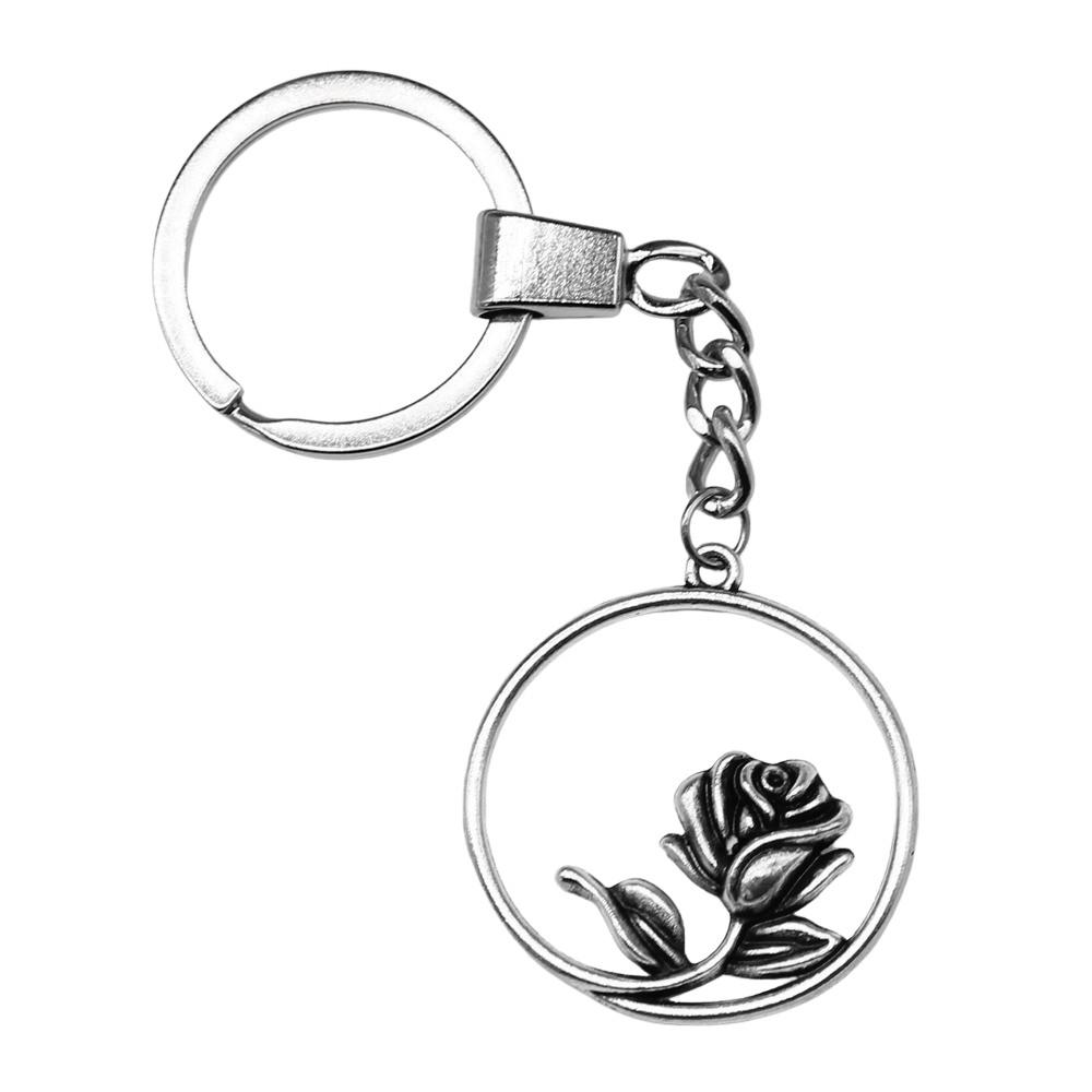 The Flower Of Life Keychain Craft Jewelry Victory Symbol Key Ring 30mm
