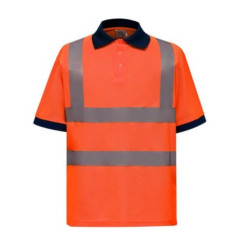 Yoko Unisex Hi-Vis bezpečnostní polokošile pro dospělé s krátkým rukávem