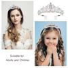 Rhinestones Tiaras For Women Beautiful Crowns With Comb Hair Accessories For Bridal Showers And Elegant Occasion