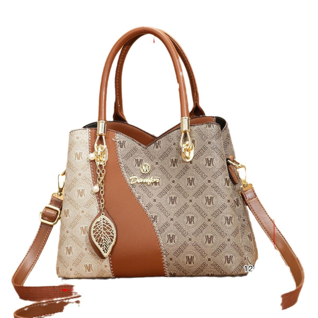 Premium bag fashionable new shoulder crossbody portable large capacity retro flower tote women bag