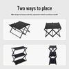OEING Outdoor Camping Foldable Table Storage Rack