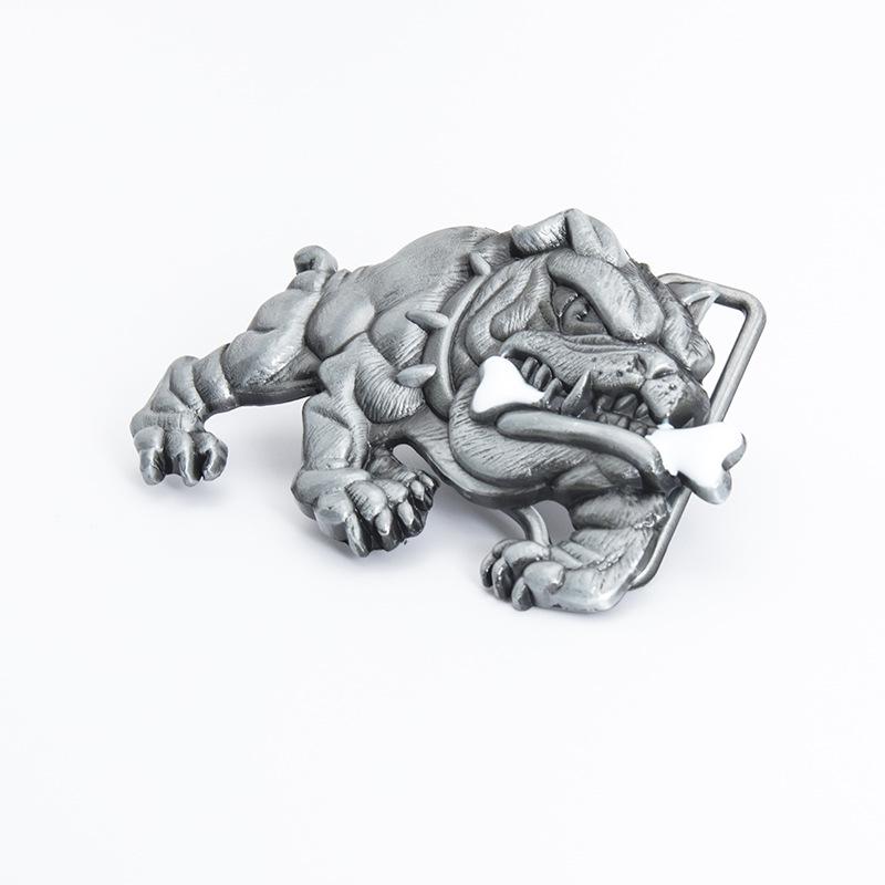 Zinc Alloy Bulldog Men's Belt Buckle - Quality, Smooth Finish